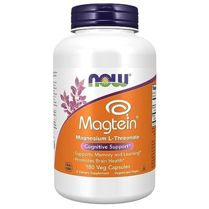 NOW FOODS NOW Foods Magtein Magnesium L-Threonate - 180 Capsules