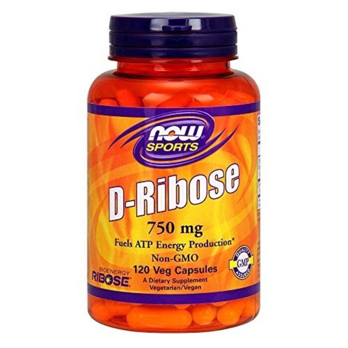 NOW FOODS NOW Foods D-Ribose 750 mg - 120 Capsules