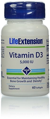 Life Extension Life Extension Vitamin D3 5,000 IU - 60 Softgels