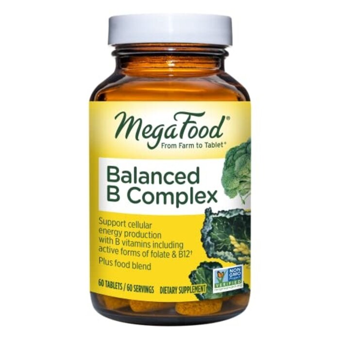 MegaFood MegaFood Balanced B Complex - 60 Tablets