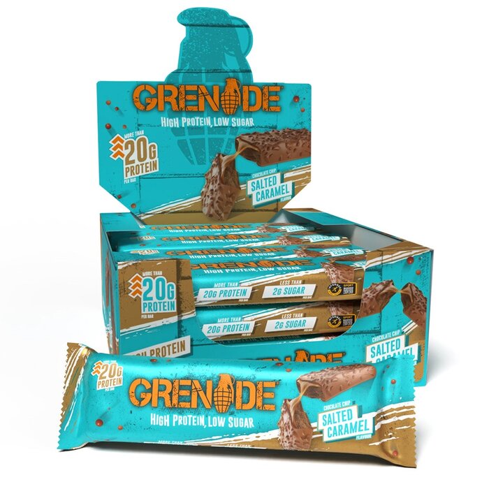 Grenade Protein Bar - Chocolate Chip Salted Caramel