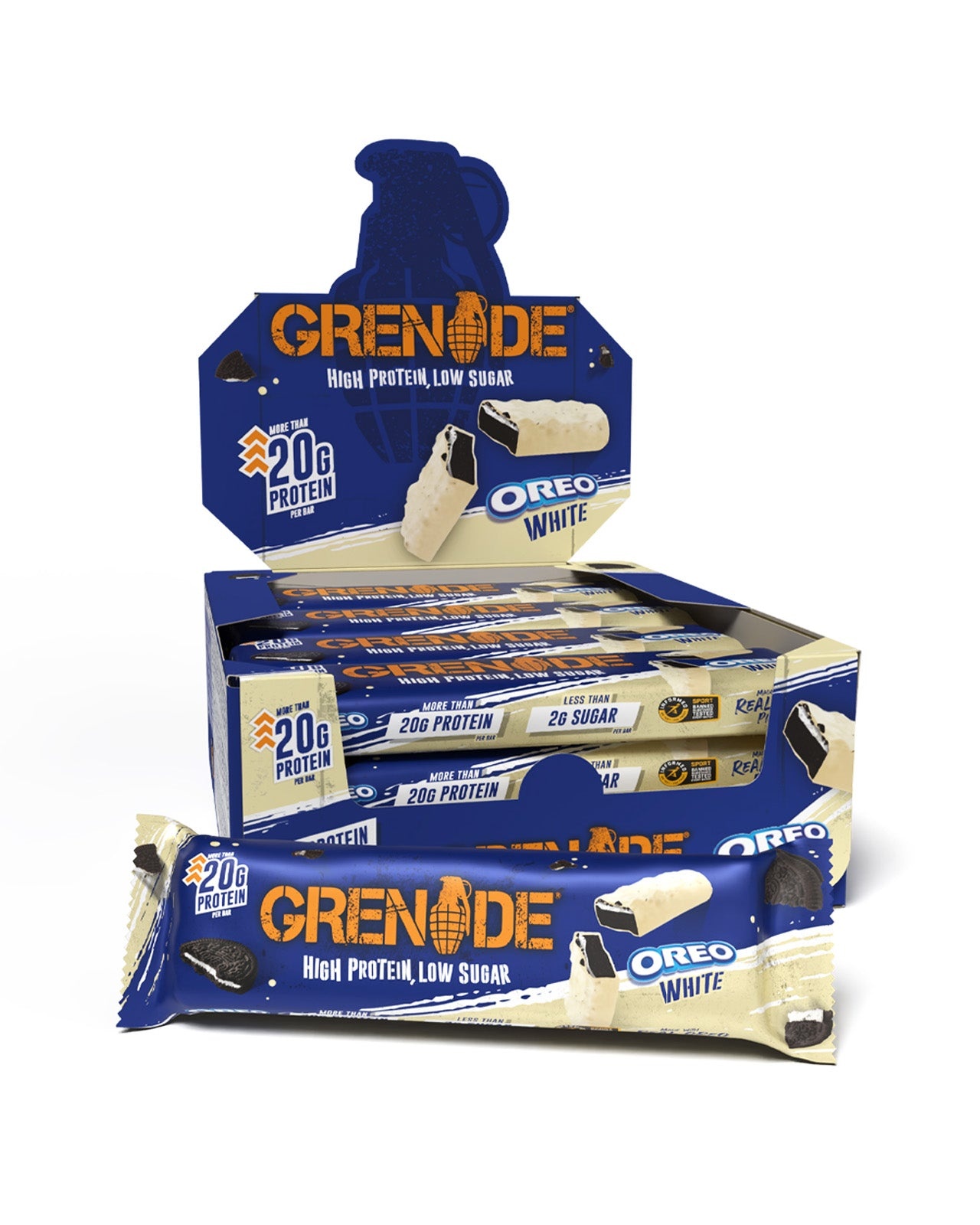 Grenade Protein Bar - OREO White