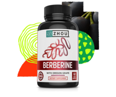 Zhou Nutrition Zhou Nutrition Berberine with Oregon Grape - 60 Capsules