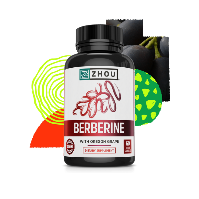 Zhou Nutrition Zhou Nutrition Berberine with Oregon Grape - 60 Capsules