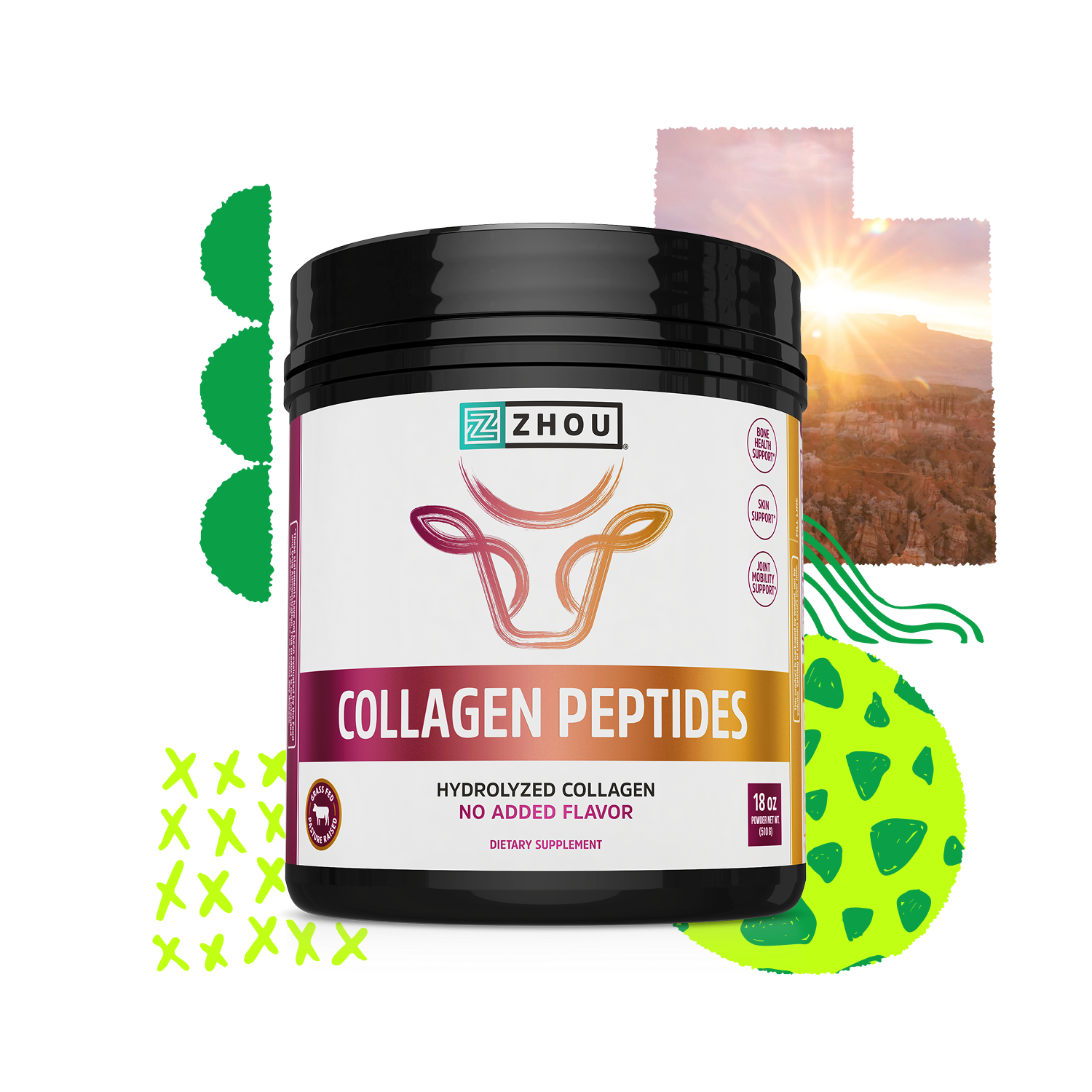 Zhou Nutrition Zhou Nutrition Collagen Peptides - 18 oz