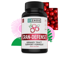 Zhou Nutrition Zhou Nutrition Cran-Defense - D-Mannose + Cranberry - 60 Veggie Capsules