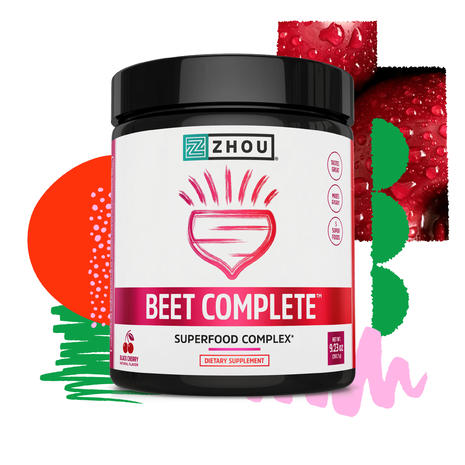 Zhou Nutrition Zhou Nutrition Beet Complete - Black Cherry