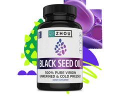 Zhou Nutrition Zhou Nutrition Black Seed Oil - 60 Capsules