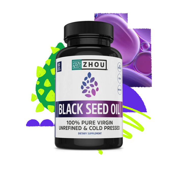 Zhou Nutrition Zhou Nutrition Black Seed Oil - 60 Capsules