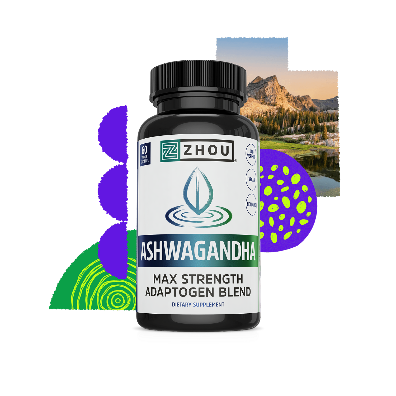 Zhou Nutrition Zhou Nutrition Ashwagandha - 60 Capsules