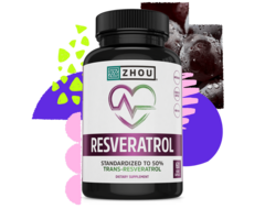 Zhou Nutrition Zhou Nutrition Resveratrol - 60 Veggie Capsules