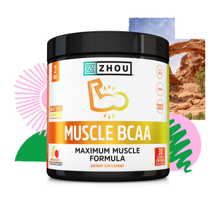 Zhou Nutrition Zhou Nutrition Muscle BCAA - Tropical Punch