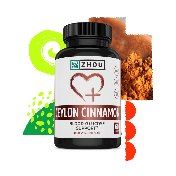 Zhou Nutrition Zhou Nutrition Ceylon Cinnamon - 60 Capsules