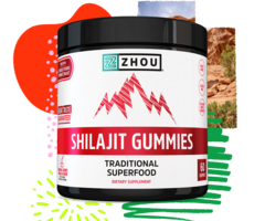 Zhou Nutrition Zhou Nutrition Shilajit Gummies - Cherry Vanilla