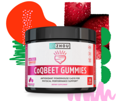 Zhou Nutrition Zhou Nutrition CoQBeet Gummies - Huckleberry - 50 Gummies