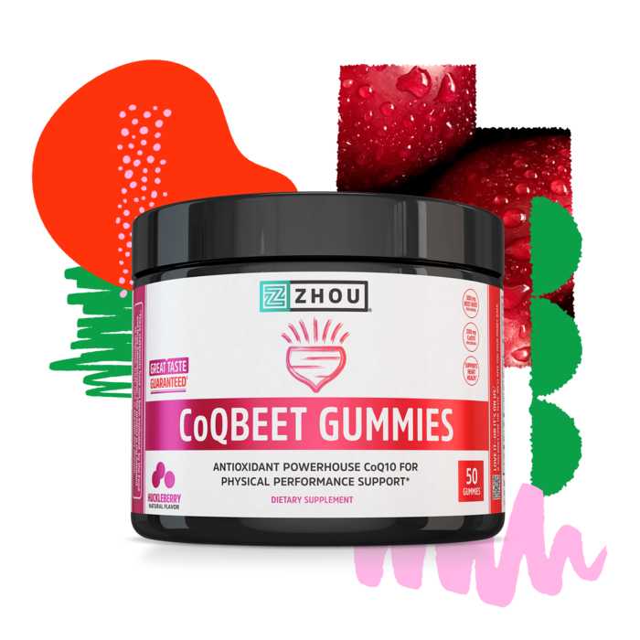 Zhou Nutrition Zhou Nutrition CoQBeet Gummies - Huckleberry - 50 Gummies