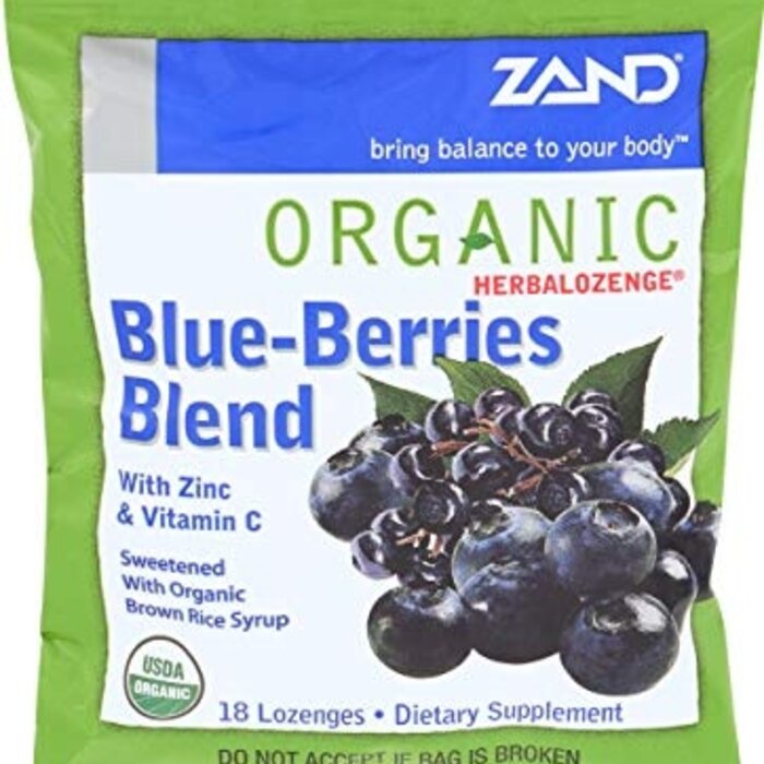 ZAND Zand Blueberry Herbal Lozenges - 18 Pack