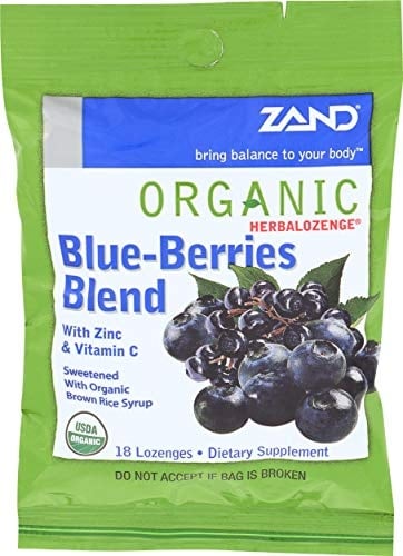 ZAND Zand Blueberry Herbal Lozenges - 18 Pack