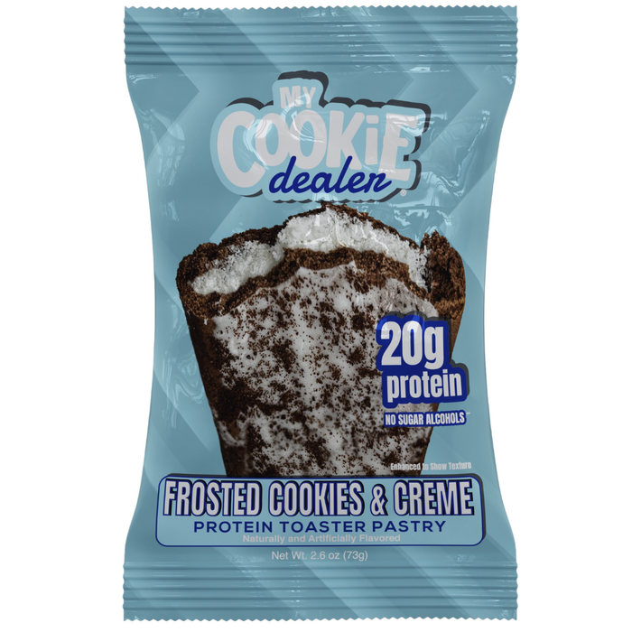 My Cookie Dealer My Cookie Dealer 20g Protein Toaster Pastry - Frosted Cookies & Creme