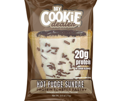 My Cookie Dealer My Cookie Dealer 20g Protein Toaster Pastry - Frosted Hot Fudge Sundae