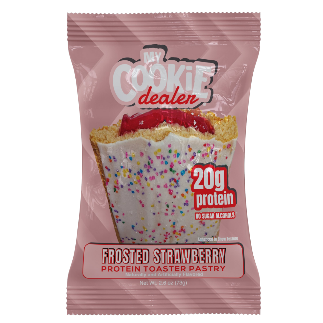 My Cookie Dealer My Cookie Dealer 20g Protein Toaster Pastry - Frosted Strawberry