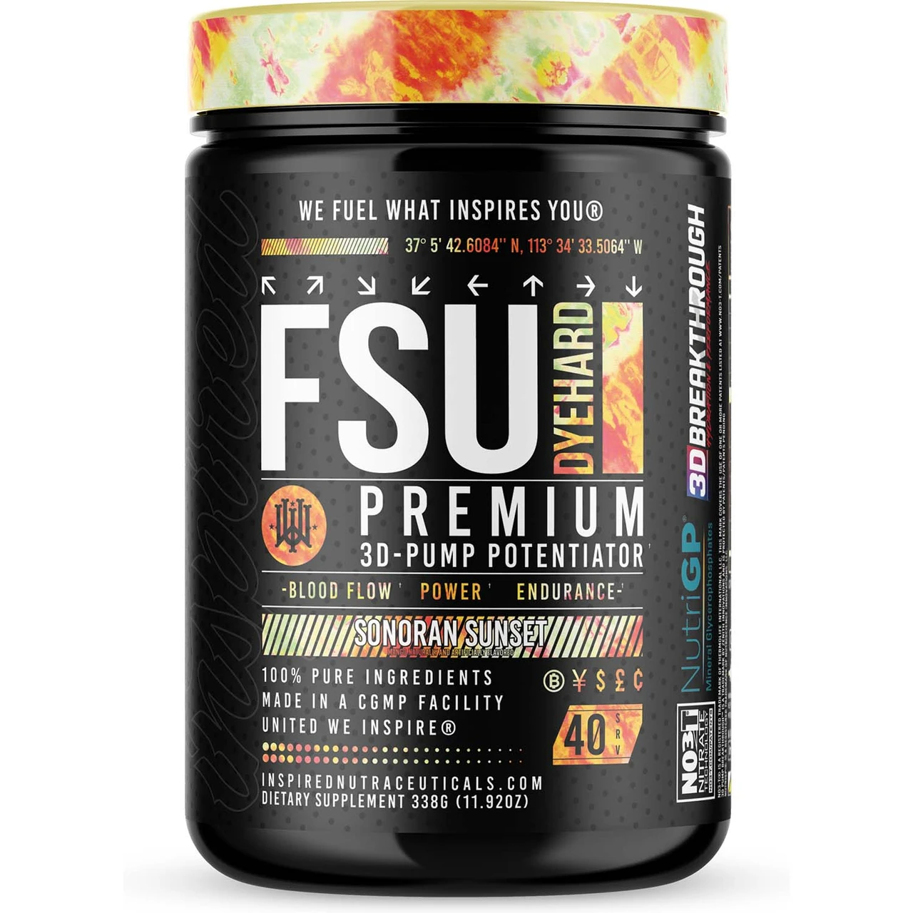 Inspired Nutraceuticals Inspired Nutraceuticals FSU: Dyehard - Sonoran Sunset