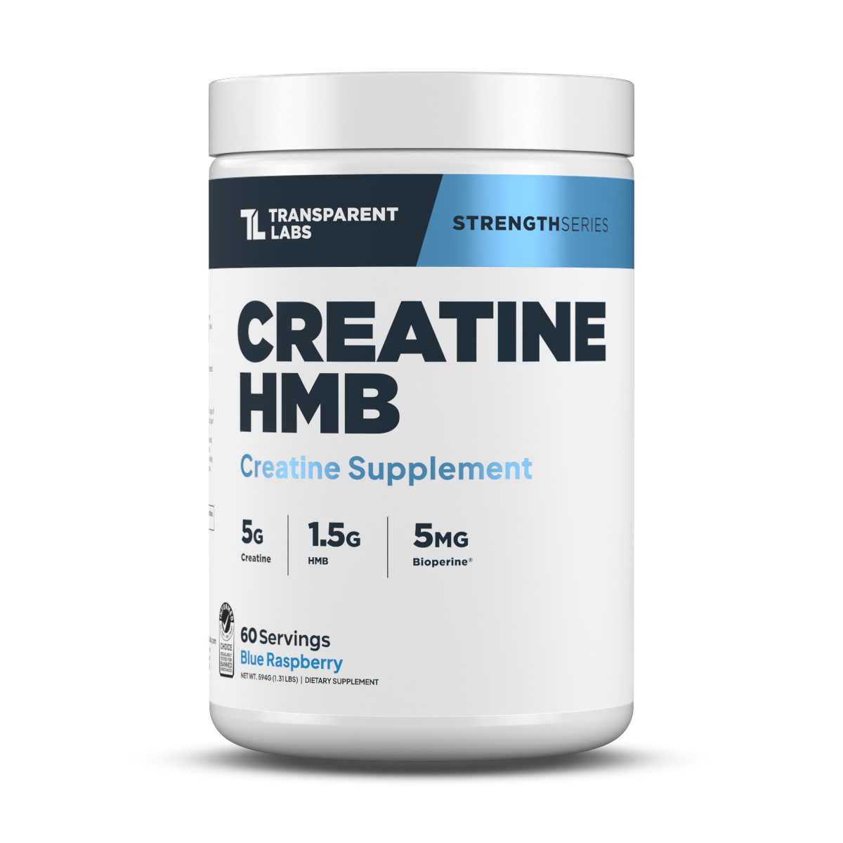 Transparent Labs Transparent Labs Creatine HMB - Blue Raspberry - 60 Servings