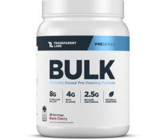 Transparent Labs Transparent Labs BULK Pre-Workout - Black Cherry - 30 Servings