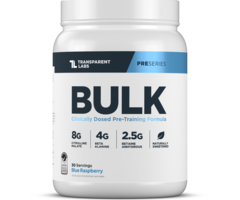 Transparent Labs Transparent Labs BULK Pre-Workout - Blue Raspberry - 30 Servings