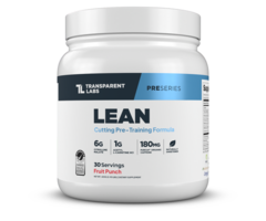 Transparent Labs Transparent Labs LEAN Pre-Workout - Fruit Punch - 30 Servings