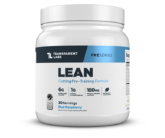 Transparent Labs Transparent Labs LEAN Pre-Workout - Blue Raspberry - 30 Servings
