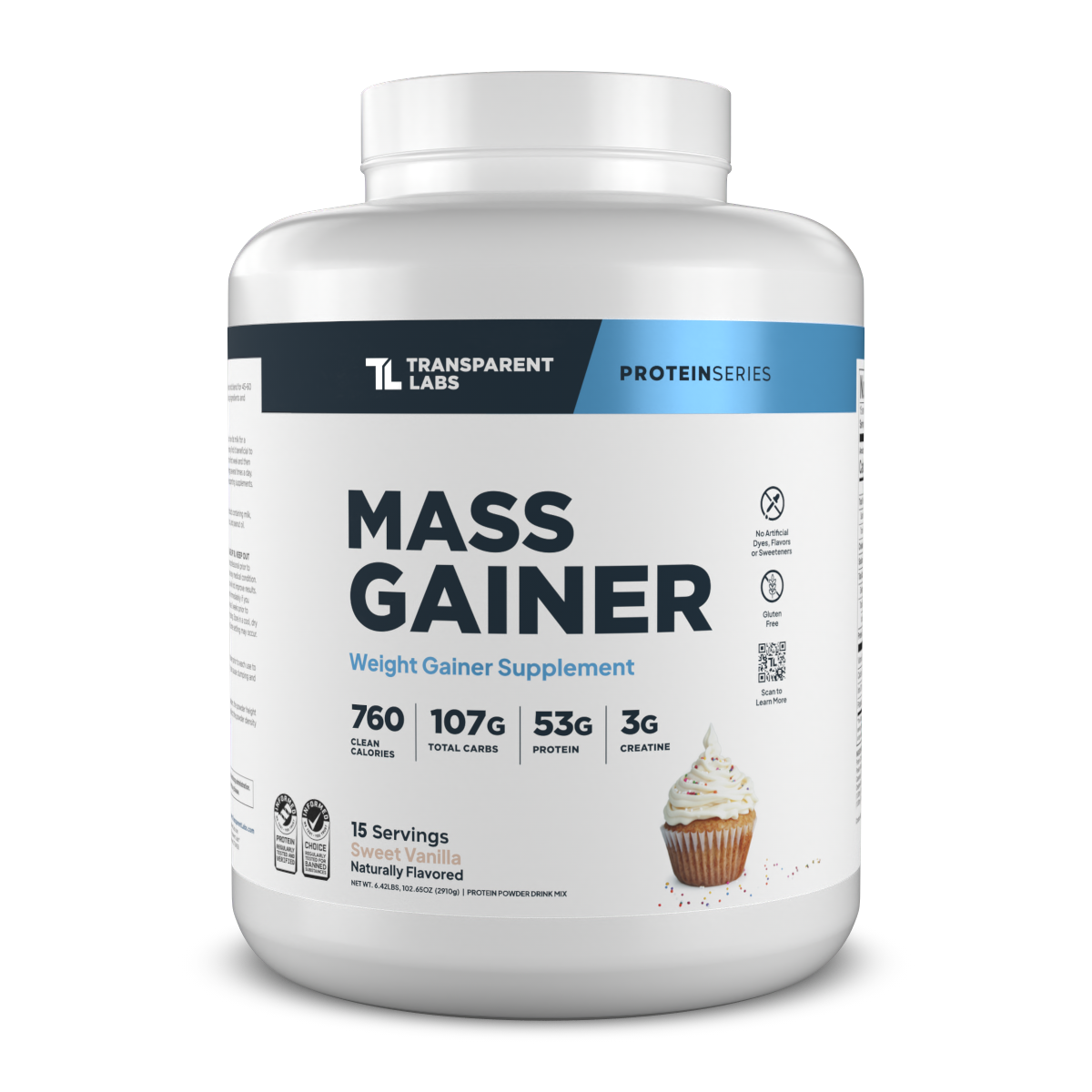 Transparent Labs Transparent Labs Mass Gainer - Sweet Vanilla - 15 Servings