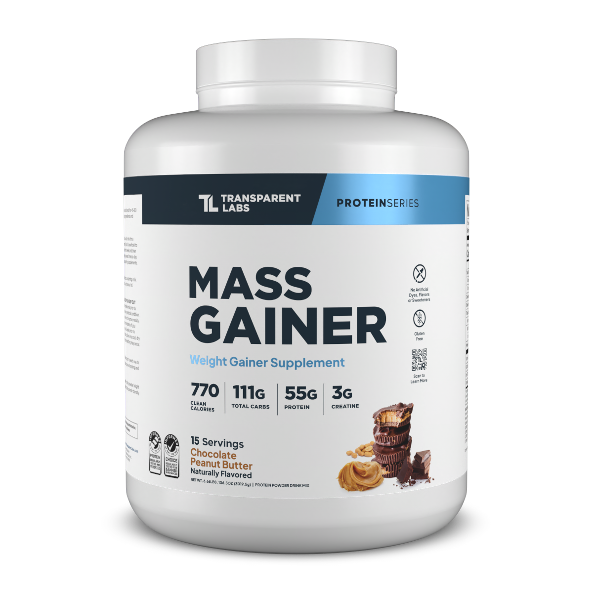 Transparent Labs Transparent Labs Mass Gainer - Chocolate Peanut Butter - 15 Servings
