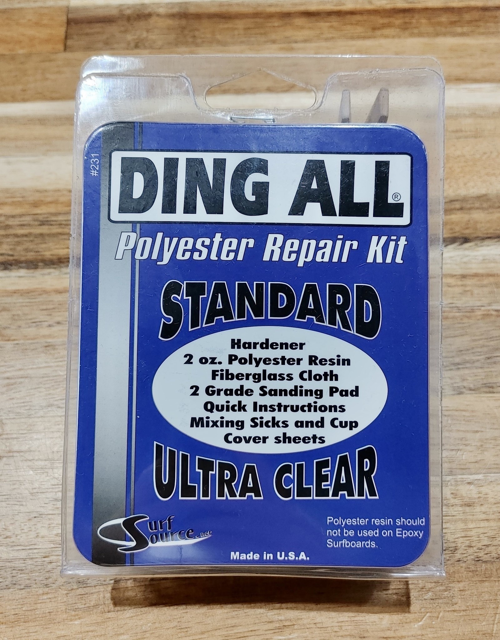 Ding All Ding All Standard Polyester Resin Repair Kit