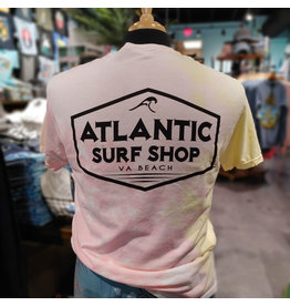 SIDEWALK SALE Atlantic Surf Badge Tie Dye T-shirt