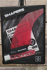 Shapers Shapers 7.5in Cutaway Fiberglass Longboard Fin Red