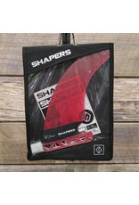 Shapers Shapers 7.5in Cutaway Fiberglass Longboard Fin Red