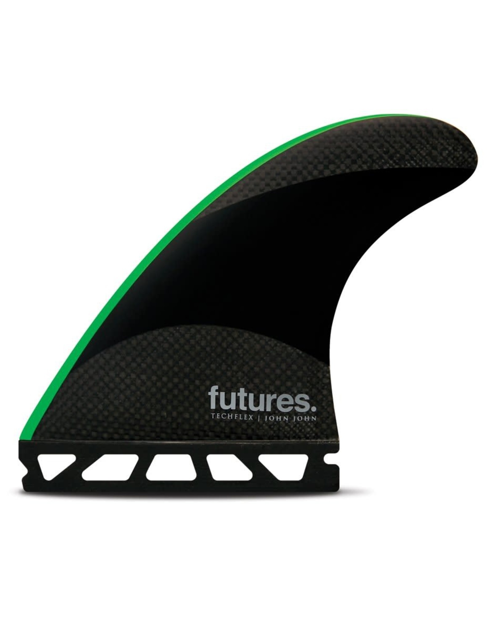 Futures Medium Techflex Thruster Black/Neon Green