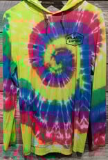 Atlantic Surf Co Atlantic Surf Shop Badge Tie Dye Hoodie