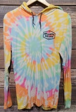 Atlantic Surf Co Atlantic Surf Shop Badge Tie Dye Hoodie