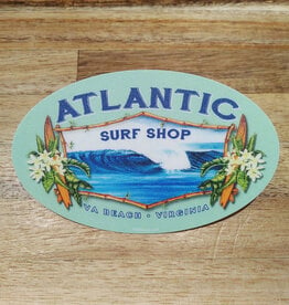 Atlantic Surf Co Atlantic Surf Tropical Wave Sticker