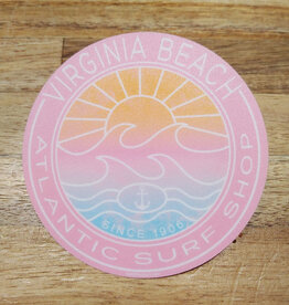 Atlantic Surf Co Atlantic Surf Wave Anchor Sticker