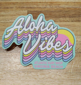 Atlantic Surf Co Atlantic Surf Aloha Vibes Sticker