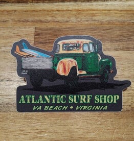 Atlantic Surf Co Atlantic Surf Old Surf Truck Sticker