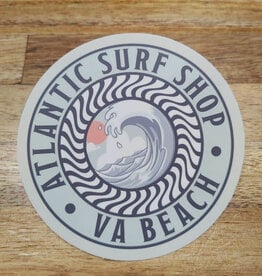 Atlantic Surf Co Atlantic Surf Hypnotic Wave Sticker