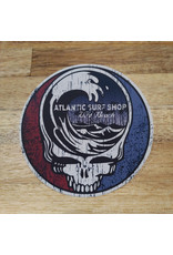 Atlantic Surf Co Atlantic Surf Shop Skull Break Sticker