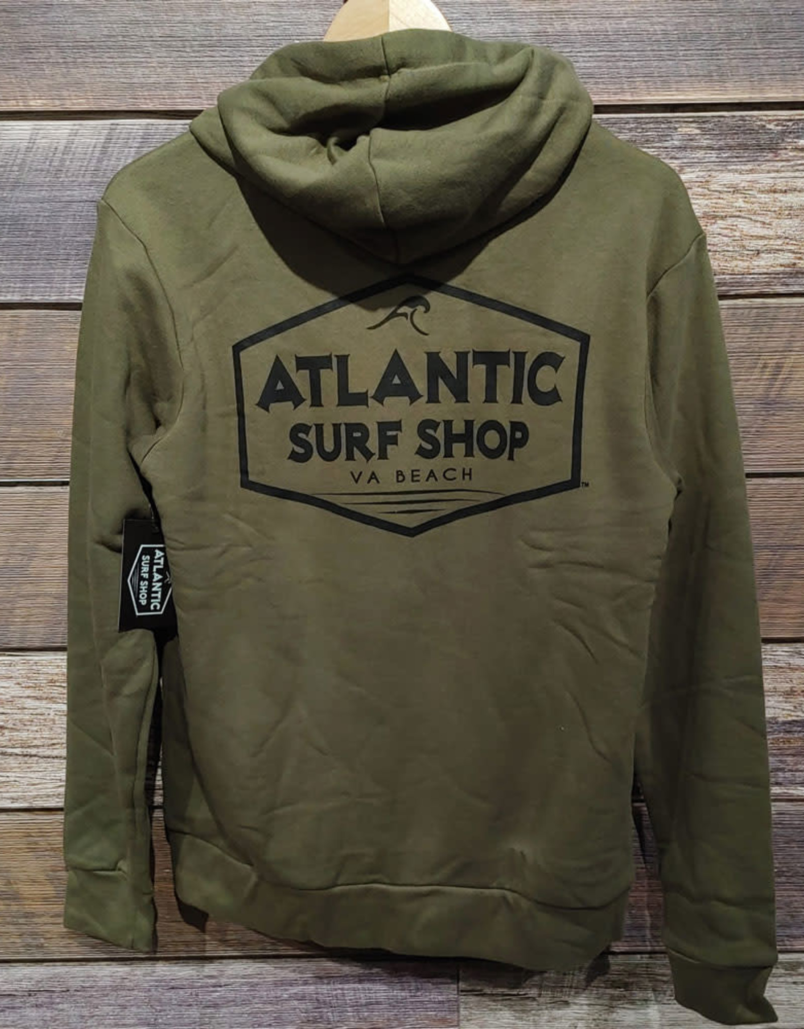 Atlantic Surf Co Atlantic Surf Shop Badge Vintage Hoodie