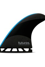 Futures JJ-2 Small Techflex Thruster Black/Neon Blue