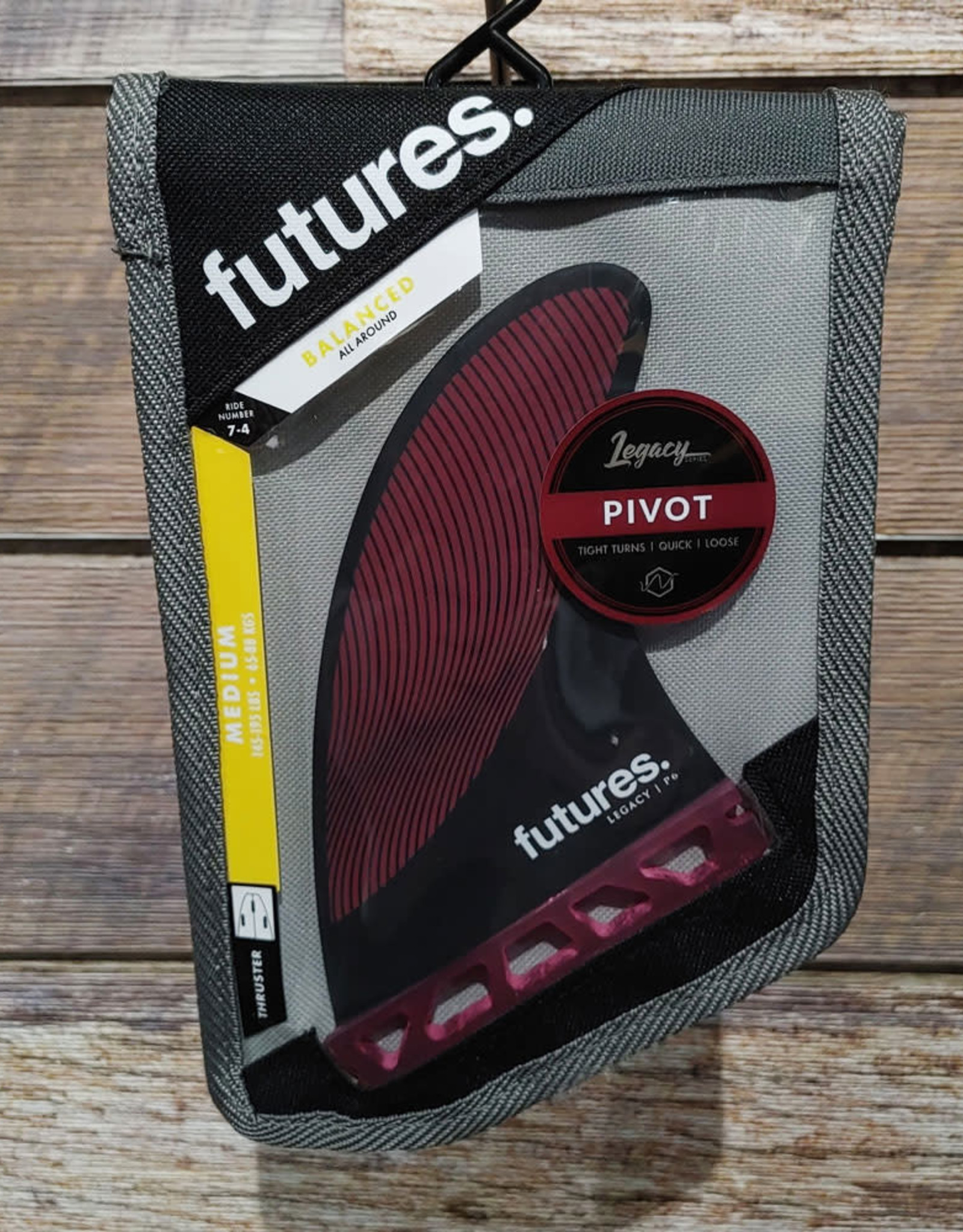 Futures P6 HC Thruster Burgundy/Black