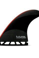 Futures JJ-2 Large Techflex Thruster Black/Bright Red